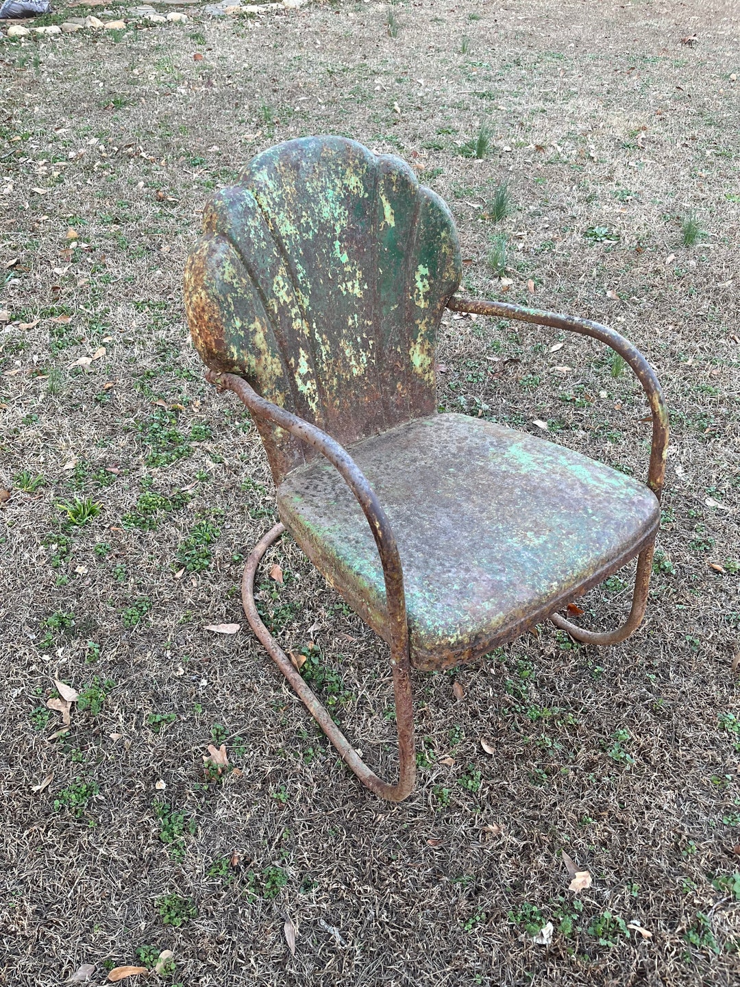 Retro metal outdoor chairs discount