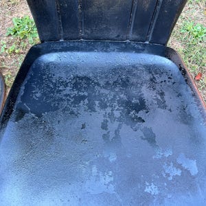 Vintage Set of Two Shellback Metal Motel Chairs Cantilevered Black ...