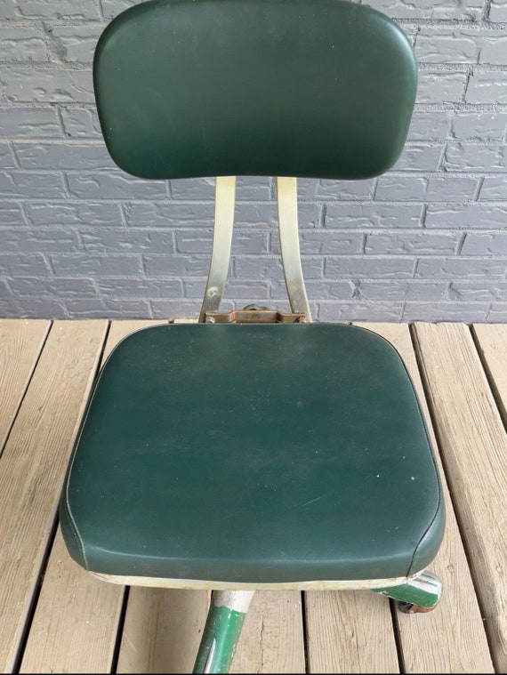 Vintage Shaw Walker Industrial Swivel Chair Adjustable - Etsy