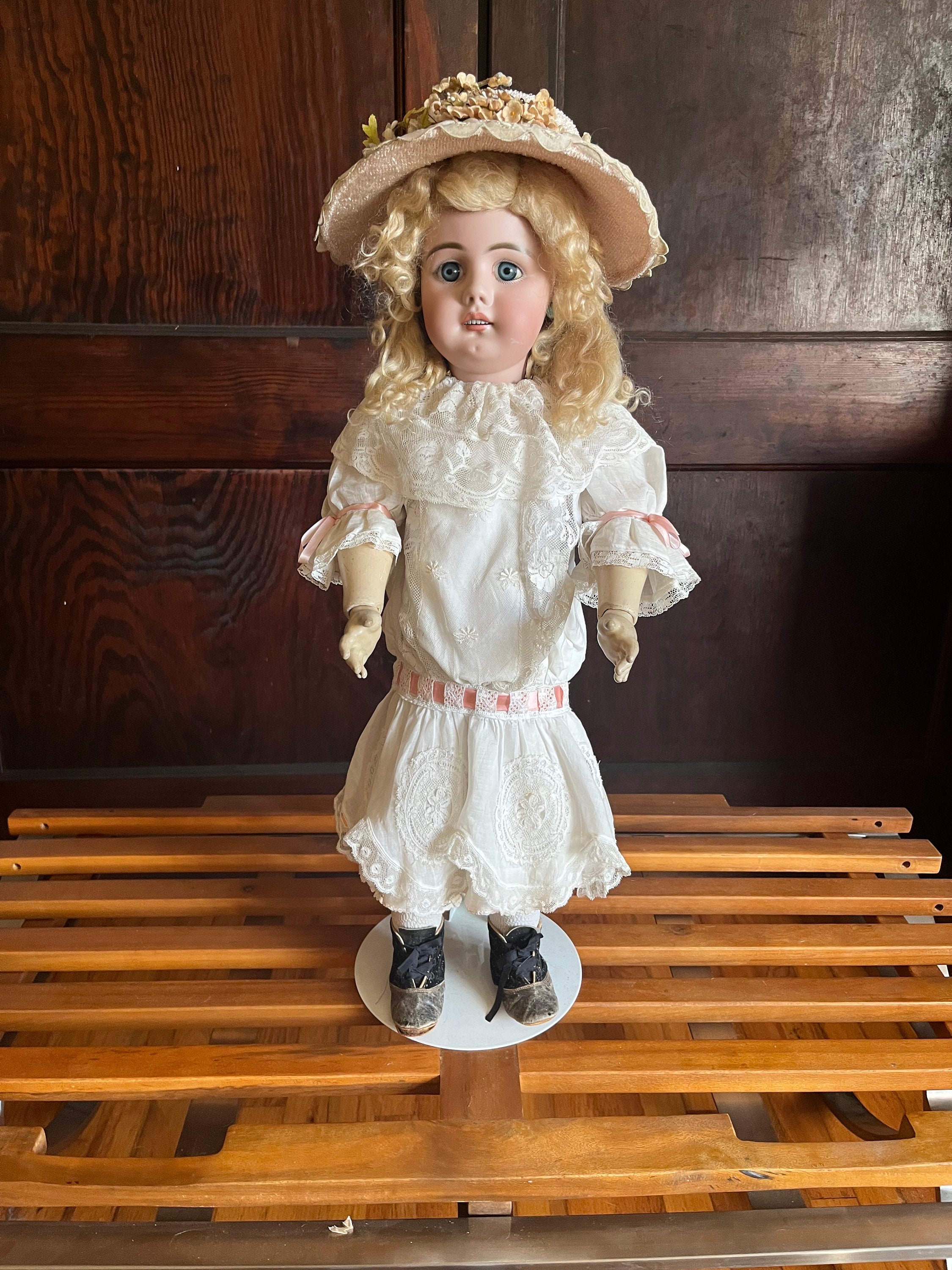 * antique doll ୨୧ .·*° アンティーク ペグドール Antique Exquisite Simon & Halbig 949 Bisque Child Doll 25