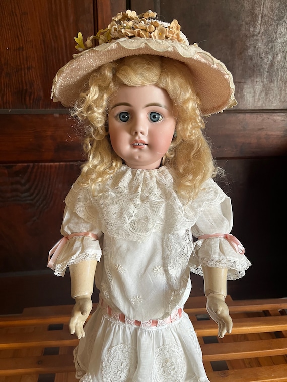 Antique Exquisite Simon & Halbig 949 Bisque Child Doll 25