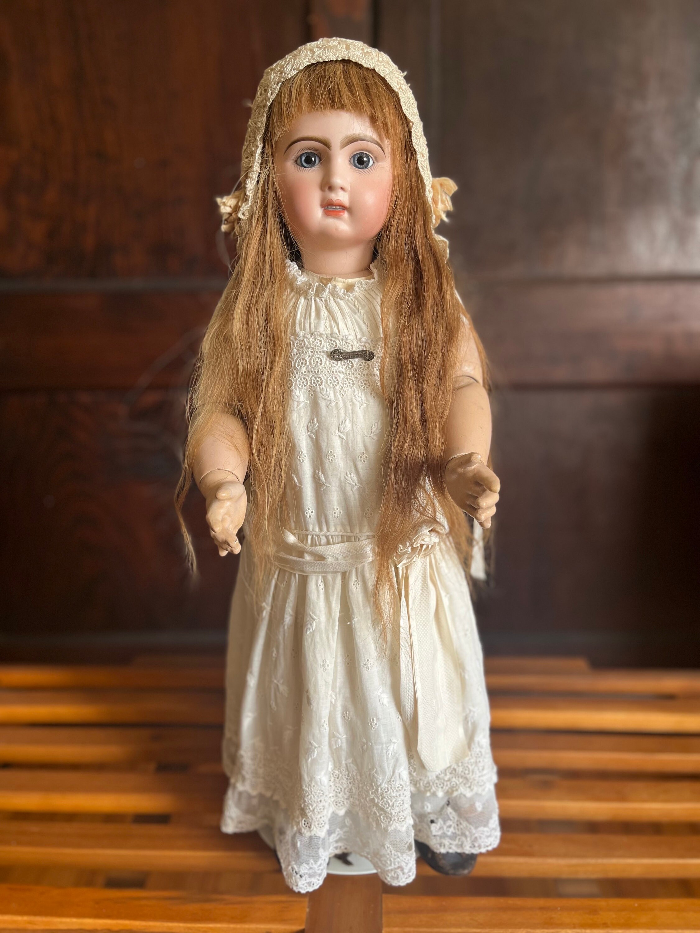 アンティークビスクドール Bebe Jumeau サイズ５ ビスクドール テート ジュモー JUMEAU BEBE 9号 1892年 クローズド