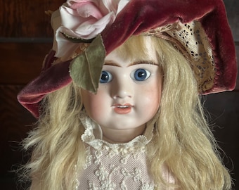 Antique Etienne Denamur Bisque French Doll 24"