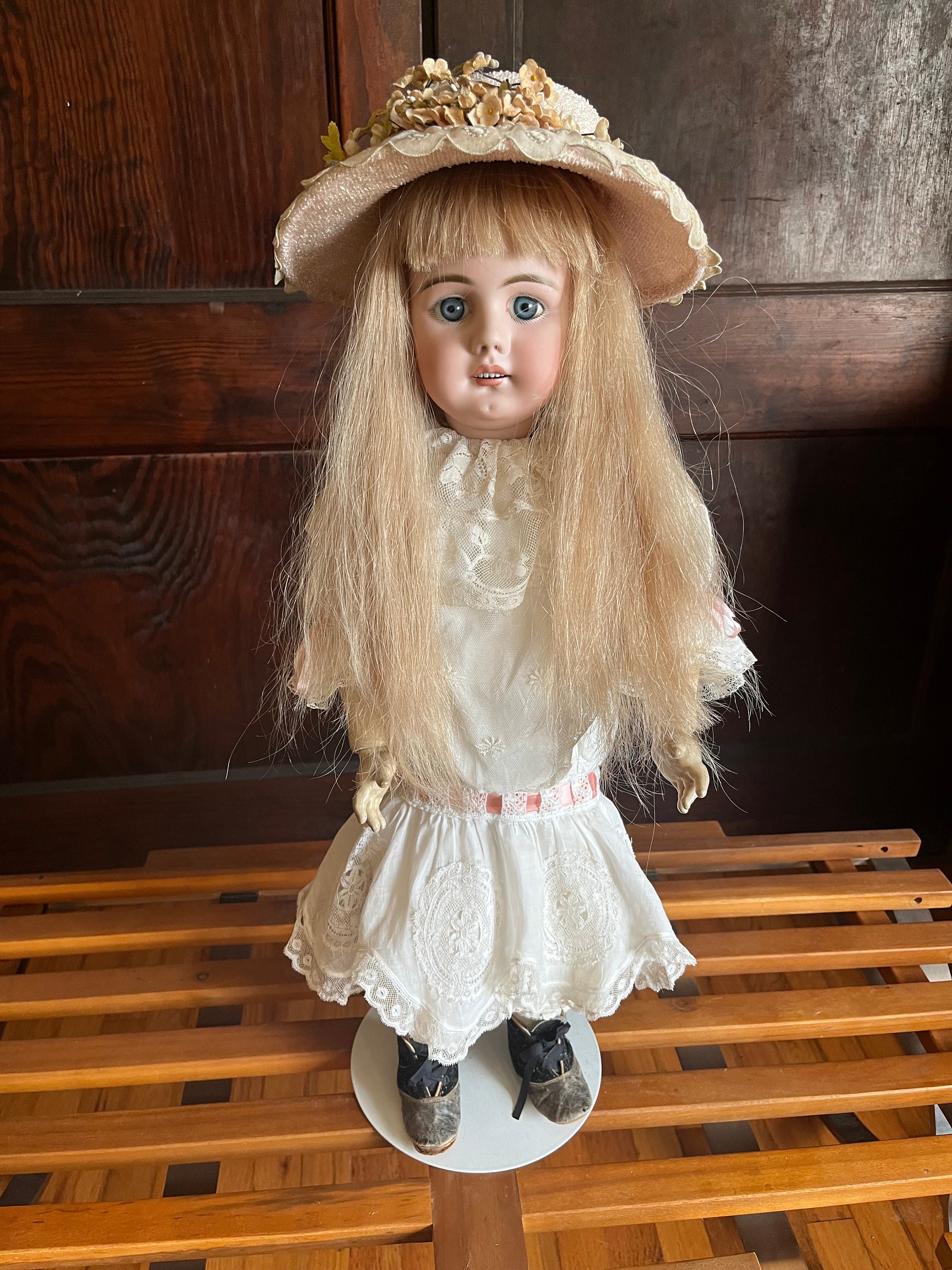 アンティーク　ビスクドール　SIMON＆HALBIG  K☆R Antique Exquisite Simon & Halbig 949 Bisque Child Doll 25
