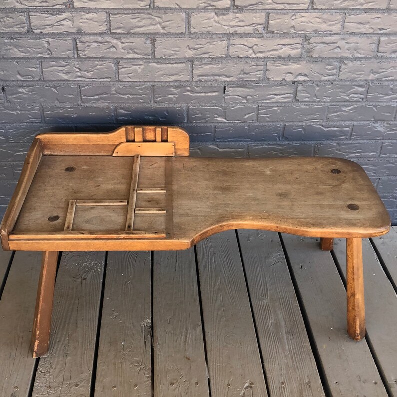 Vintage Cobblers Bench Handmade Coffee Side Table Accent Piece