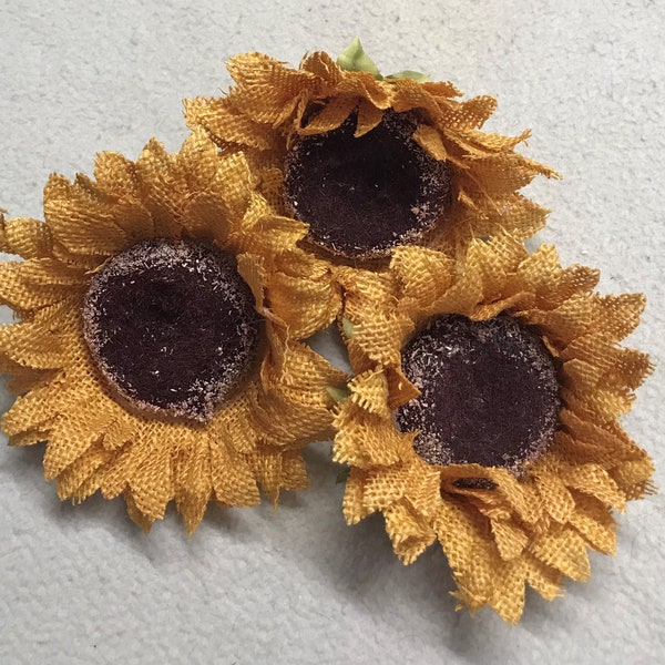Burlap Sunflowers sold individually