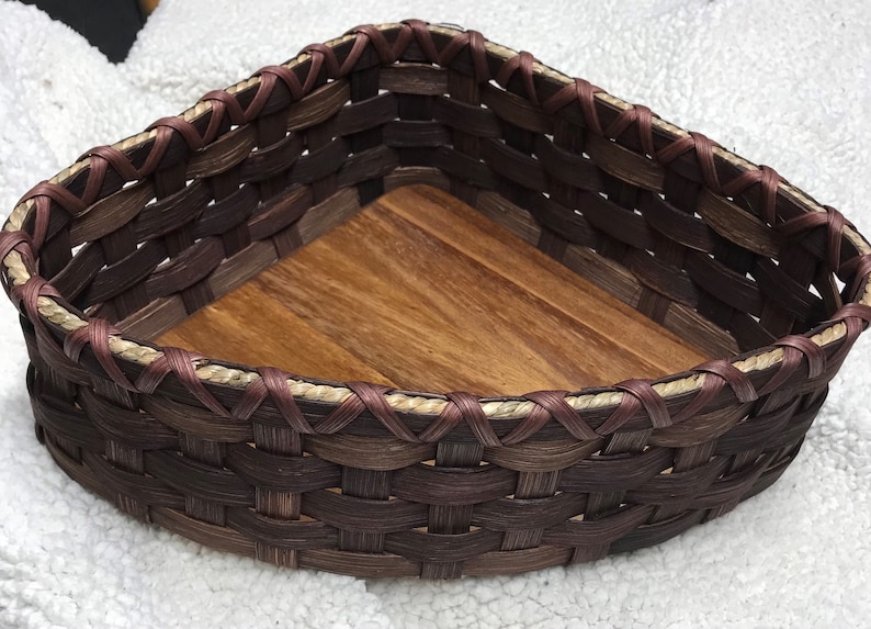 Corner Baskets 9.5LX10WX4.5H Dark Brown