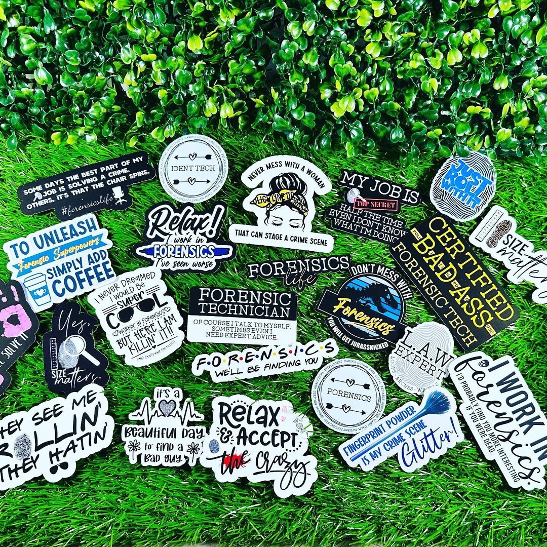 forensic-identification-police-6-pack-of-stickers-etsy
