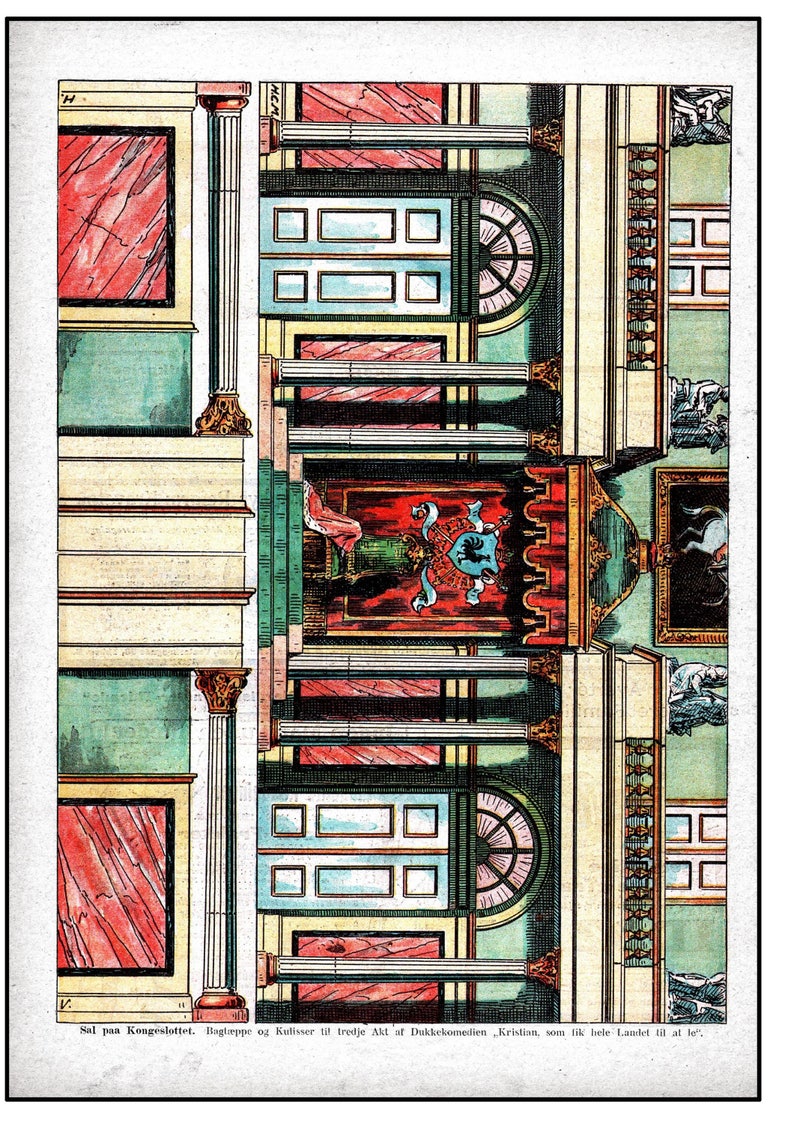 Paper Toy Theatre 1921 Vintage Printable High Quality Jpegs - Etsy
