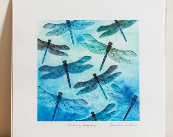 Dragonflies print - Dazzling Dragonflies