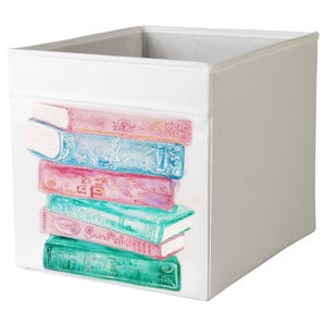 Custom Ikea Drona Storage White Box Expedit/Kallax Insert - Children's Books Theme