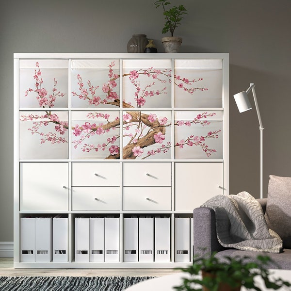 Custom Ikea Drona Storage Boxes Expedit/Kallax Insert Sakura Tree