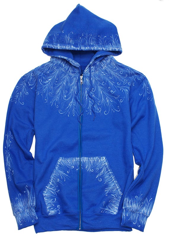 Jack Frost Hoodie Rise of the Guardians Cosplay Costume Cartoon
