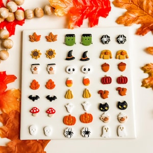 Fall Clay Stud Pair and Sets