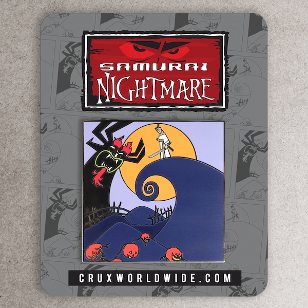 Samurai Nightmare enamel pin