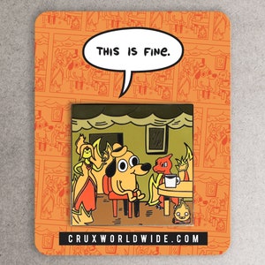 This is Fine enamel pin