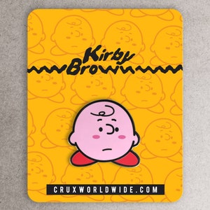 Kirby Brown enamel pin