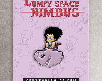 Lumpy Space nimbus enamel pin