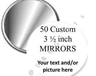 Personalized hand mirror, Mirror gift, Bridesmaid gift ideas, Custom mirror, Custom wedding mirror,Hand make-up mirror, Wedding day keepsake