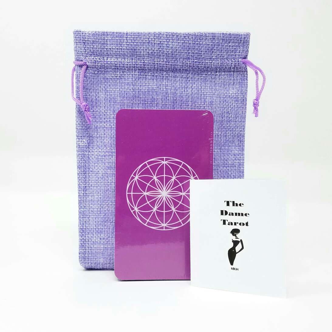 Tarot Card Deck Purple Tarot Deck Indie Deck 78 Card Tarot Etsy