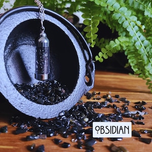 Obsidian Crystal Necklace: Protection, Grounding, and Energy Balance
