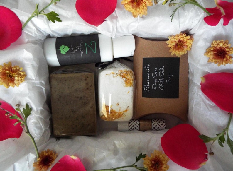 Spa bath set Spa gift set for her Spa bath kit Spa gift set Etsy