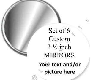 Personalized hand mirror, Mirror gift, Bridesmaid gift ideas, Custom mirror, Custom wedding mirror,Hand make-up mirror, Wedding day keepsake