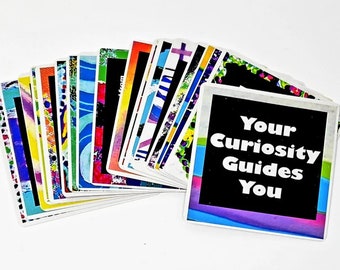 Inspirational Oracle Deck with Meanings: 48 Square Cards for Daily Guidance