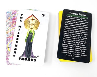 Lucid Dream Tarot, Zodiac traits, Energy Aura Deck, Tarot card deck with guidebook, Zodiac reading, Divination deck of cards, Zodiac cards