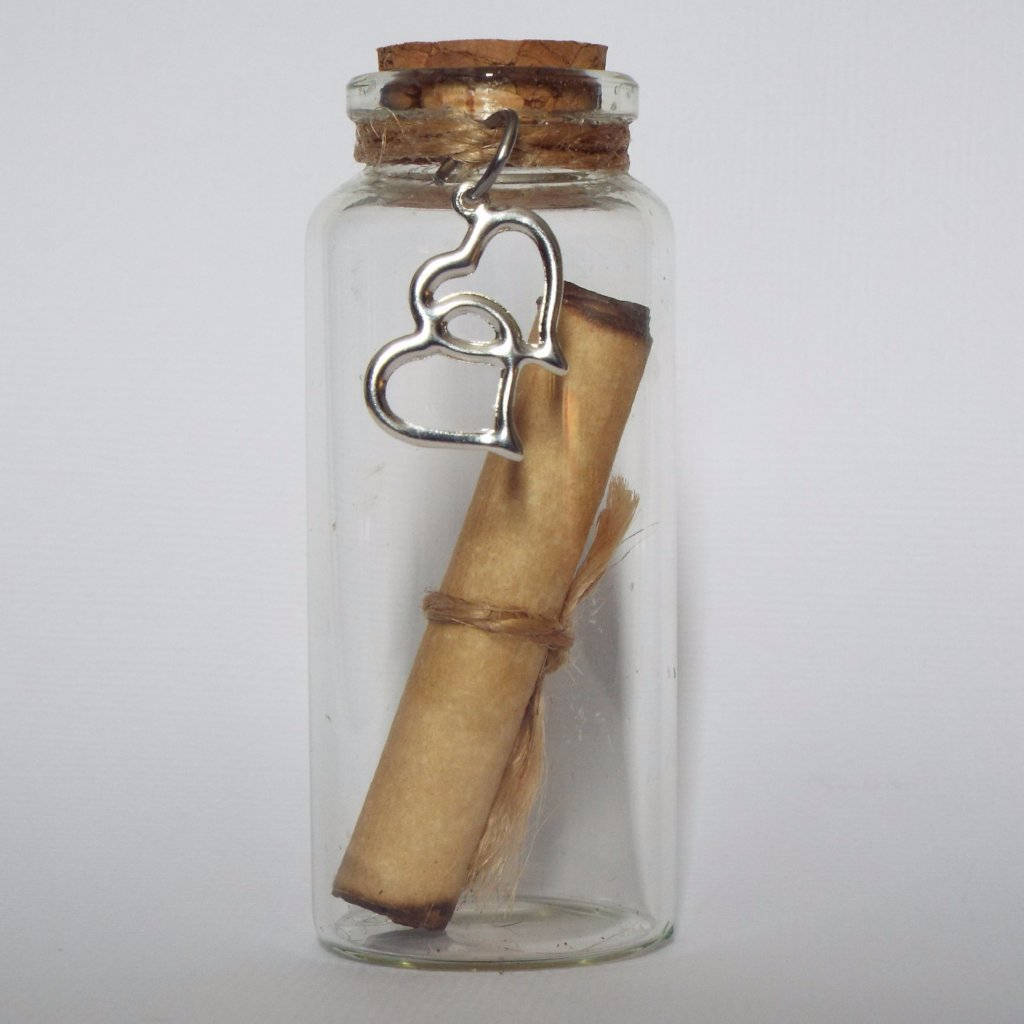 Message in a bottle gift Love poem gift Rose gifts Romantic Etsy