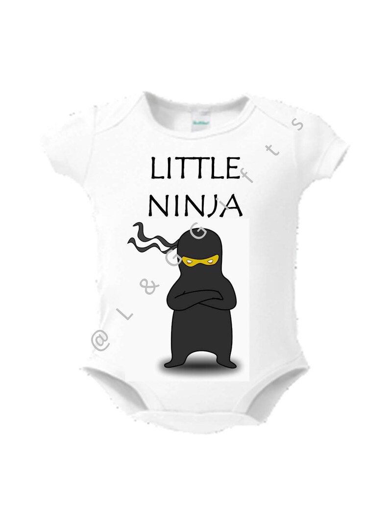 Little Ninja Baby Gift Bodysuit Little Baby Etsy