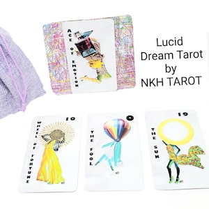 NEA Tarot Card Spiritual Necklace, Gold Zodiac Meditation Charm