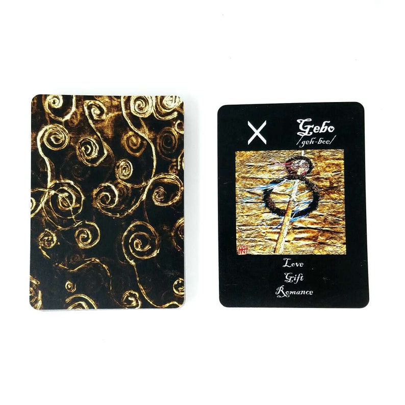 Rune deck Norse viking rune magic deck Rune deck gift Elder Etsy