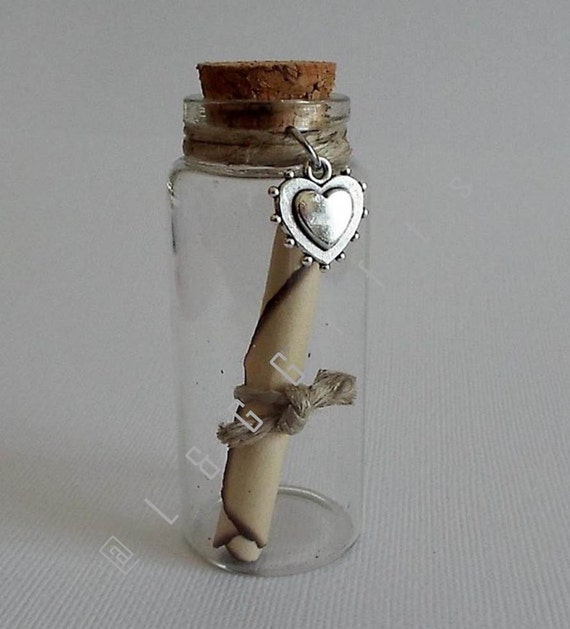 Message In A Bottle Romantic Gift Valentines Day Gift Love Etsy