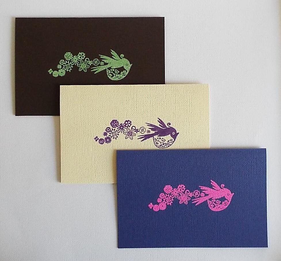 Pastel blank greeting card set Greeting card set handmade Etsy