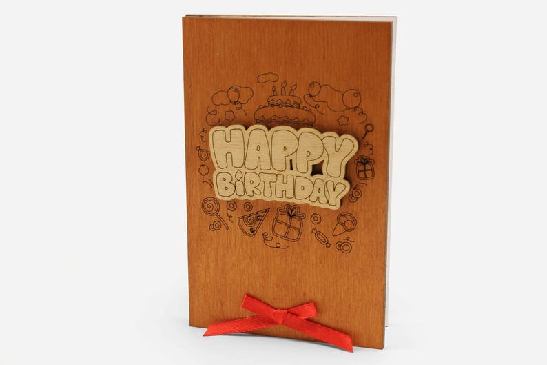 Feste Besondere Anlasse Grusskarte Aus Holz Geschenk Karte Geschenk Text Alles Gute Zum Geburtstag Mobel Wohnen Autotest Md