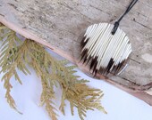 Round Porcupine Quill Necklace, real nature, cruelty free quills