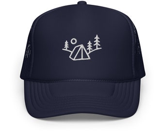 Tent Camping Foam Trucker Hat
