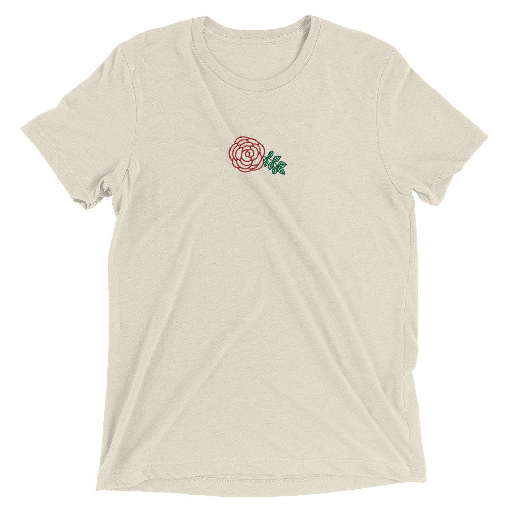 Stereo Rose Embellished Cropped Tee