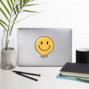 Melting Smiley Sticker