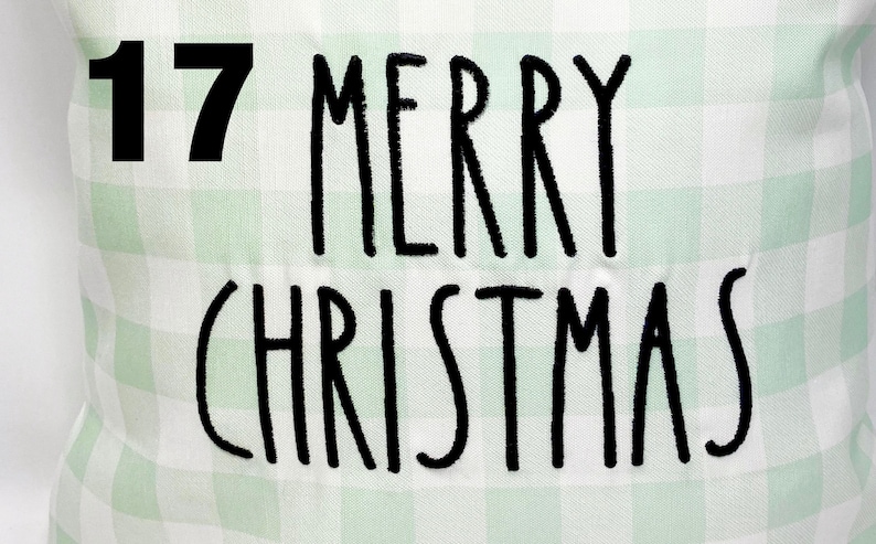 New Gingham Christmas Tree Skirt
