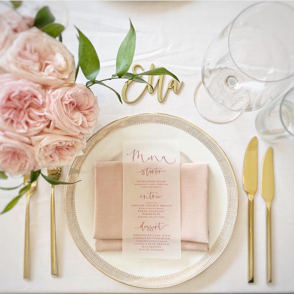 Custom Wood Place Cards for Wedding Holiday and Special Etsy