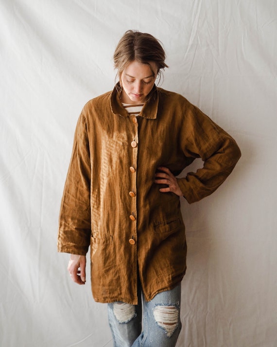 Vintage Flax Smock Top