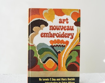 Vintage Art Nouveau Embroidery Book