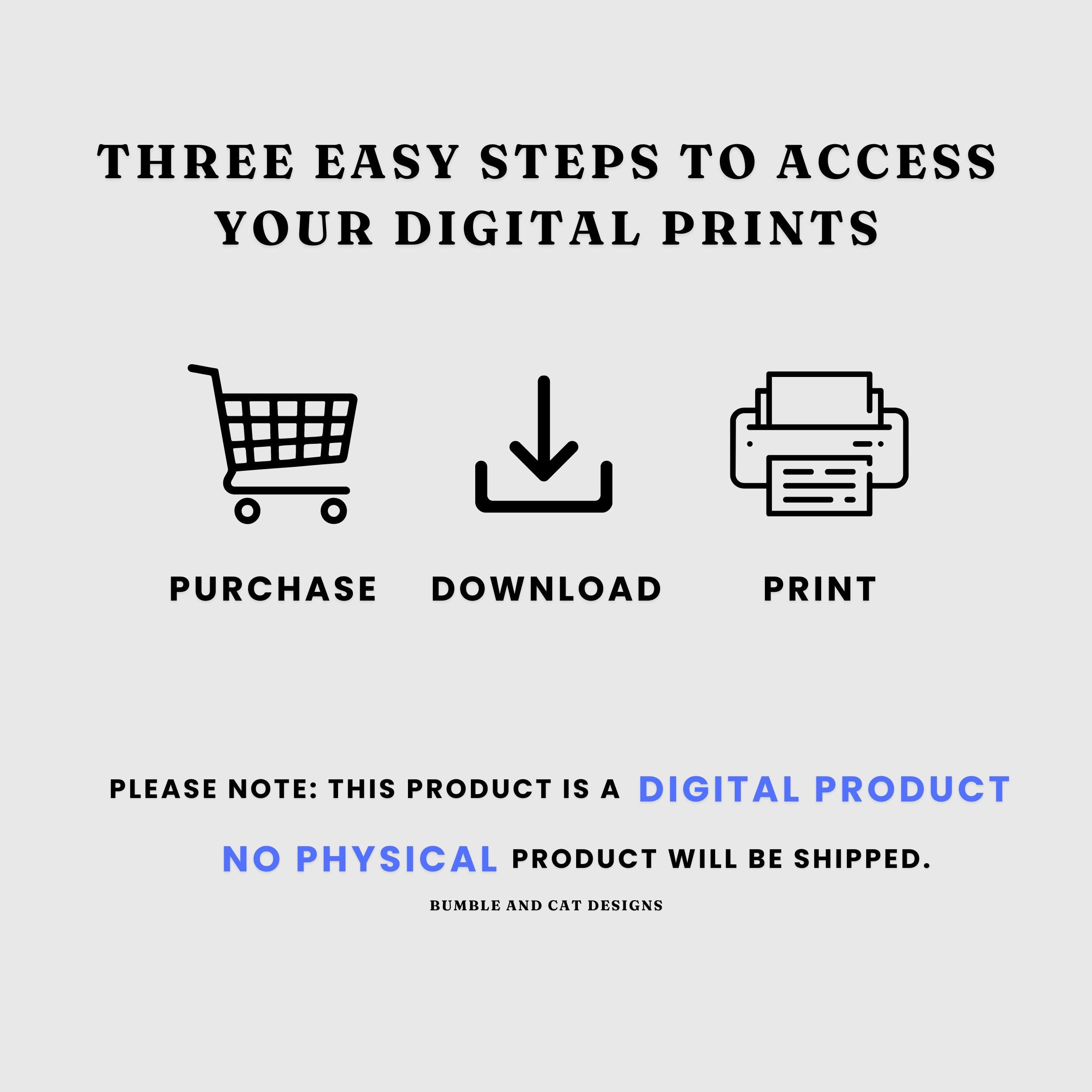 Make Today Count Digital Art Print Affirmation Poster Motivational ...