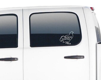 Grouse hunting decal in.