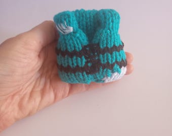 Miniature Life Jacket Knitted Stuffed Ornament - Boating Ornament