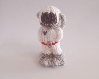 Mini Astronaut Knitted Stuffed Ornament - Space Ornament