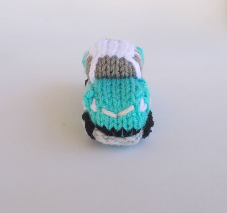 Car Decor Stocking Stuffer 57 Bel Air Gift Idea Vehicle Ornament Retro Car Model Mini Classic Car Knitted Stuffed Ornament