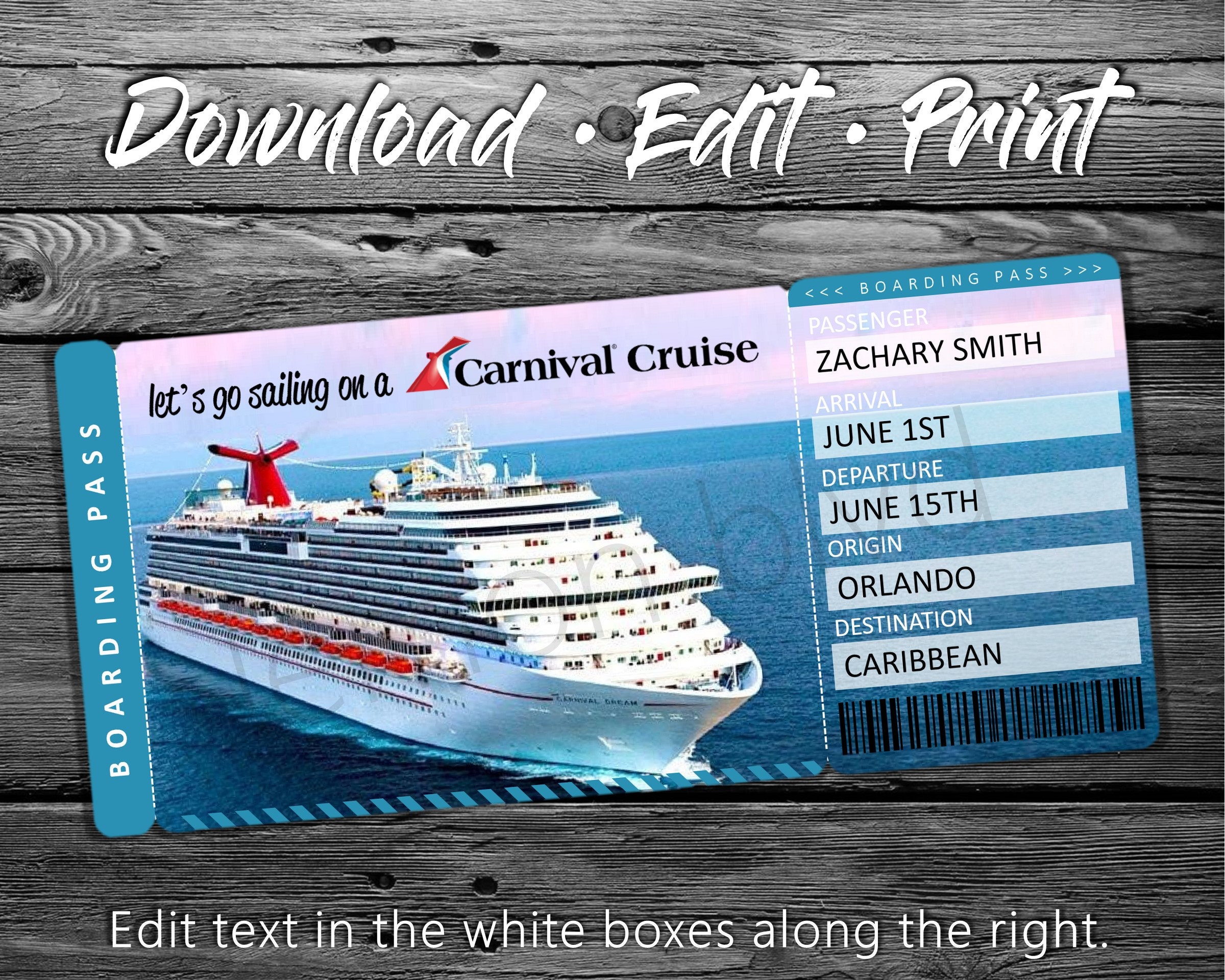 carnival cruise boarding time